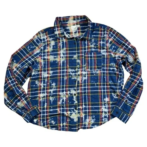 Disney Winnie the Pooh Long Sleeve Button Down Flannel - Picture 2 of 7